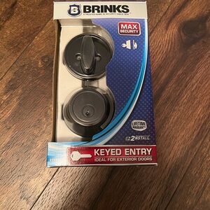 Brinks Single Cylinder Deadbolt Door Lock